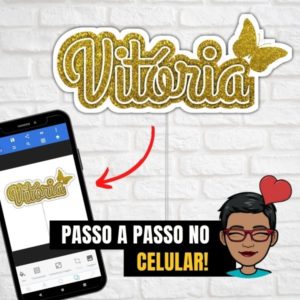 [VÍDEO] Como fazer Topo de Bolo com o Nome Dourado?