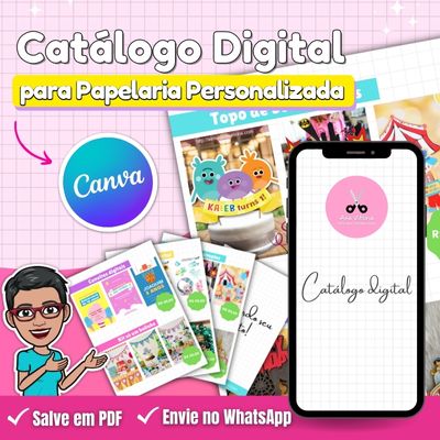 Catálogo Digital de Arte com Estilo - Papelaria Personalizada